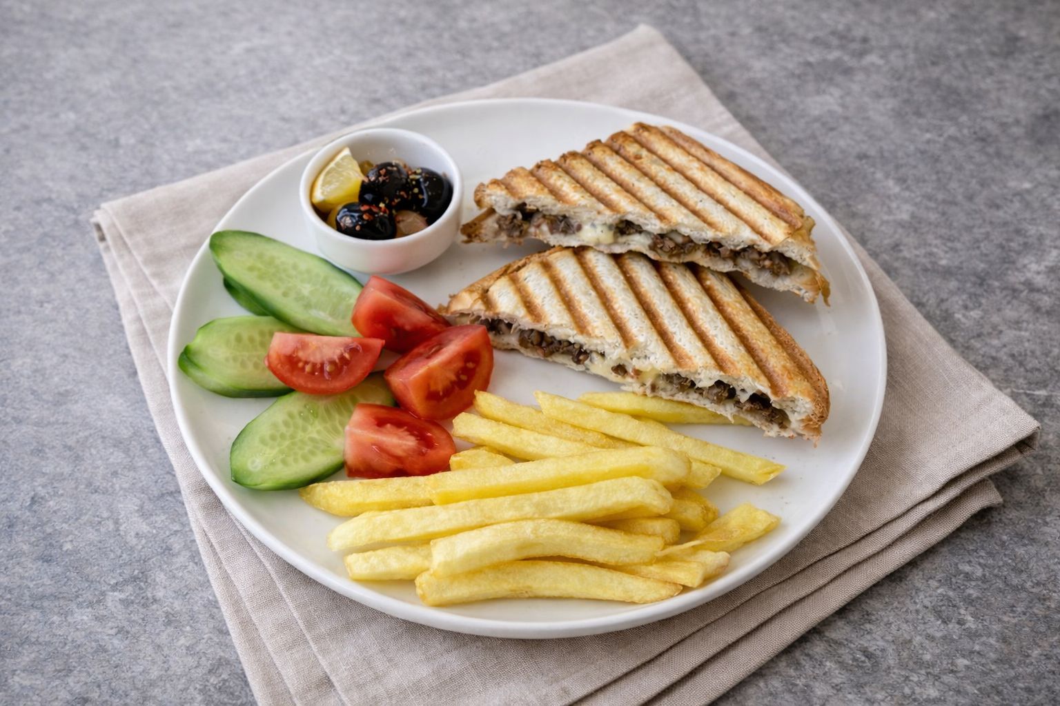 KAVURMA KAŞARLI TOST 
